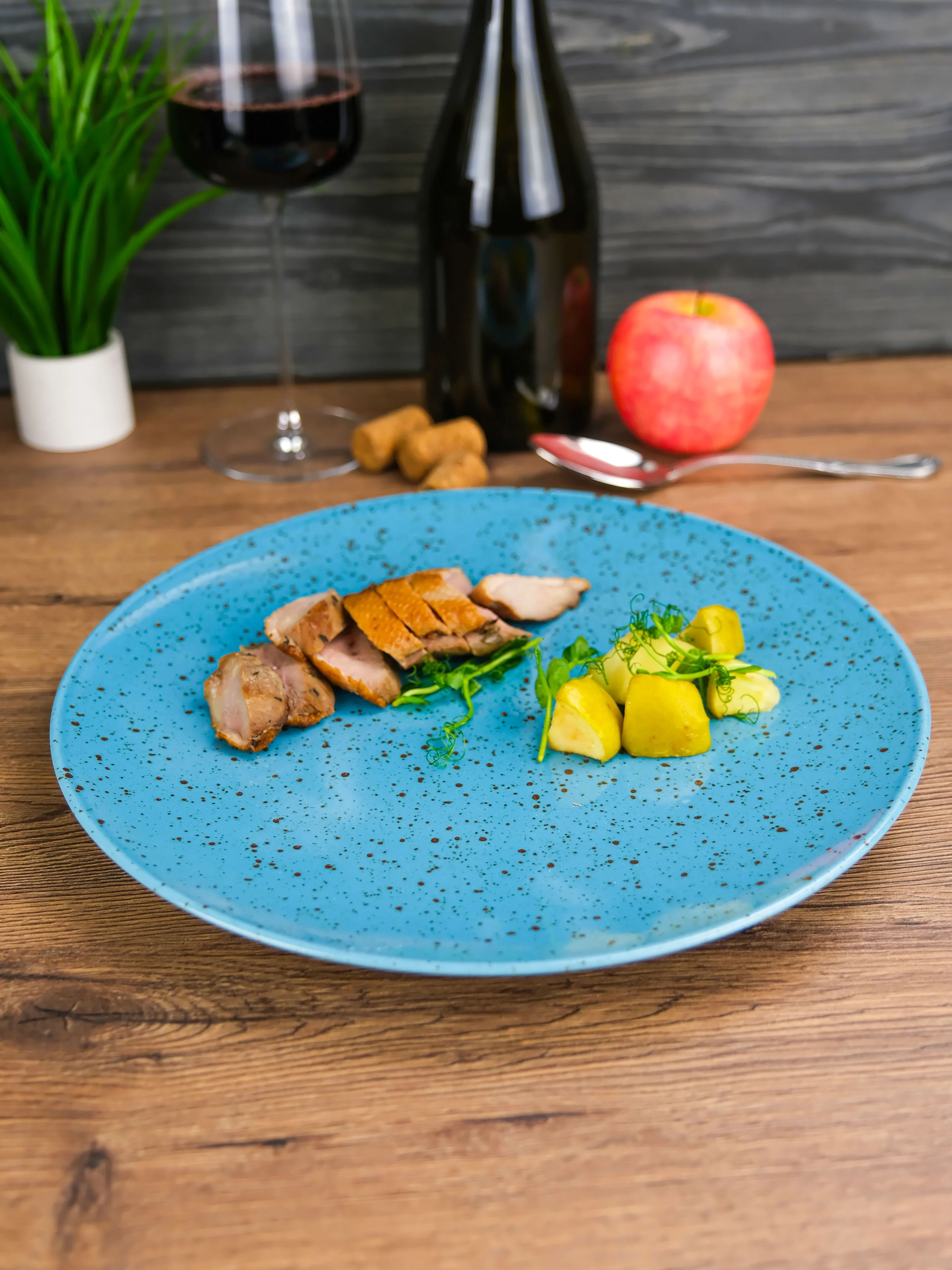 Синий блюдо Repast Lifestyle ARTICBLUE 30 см