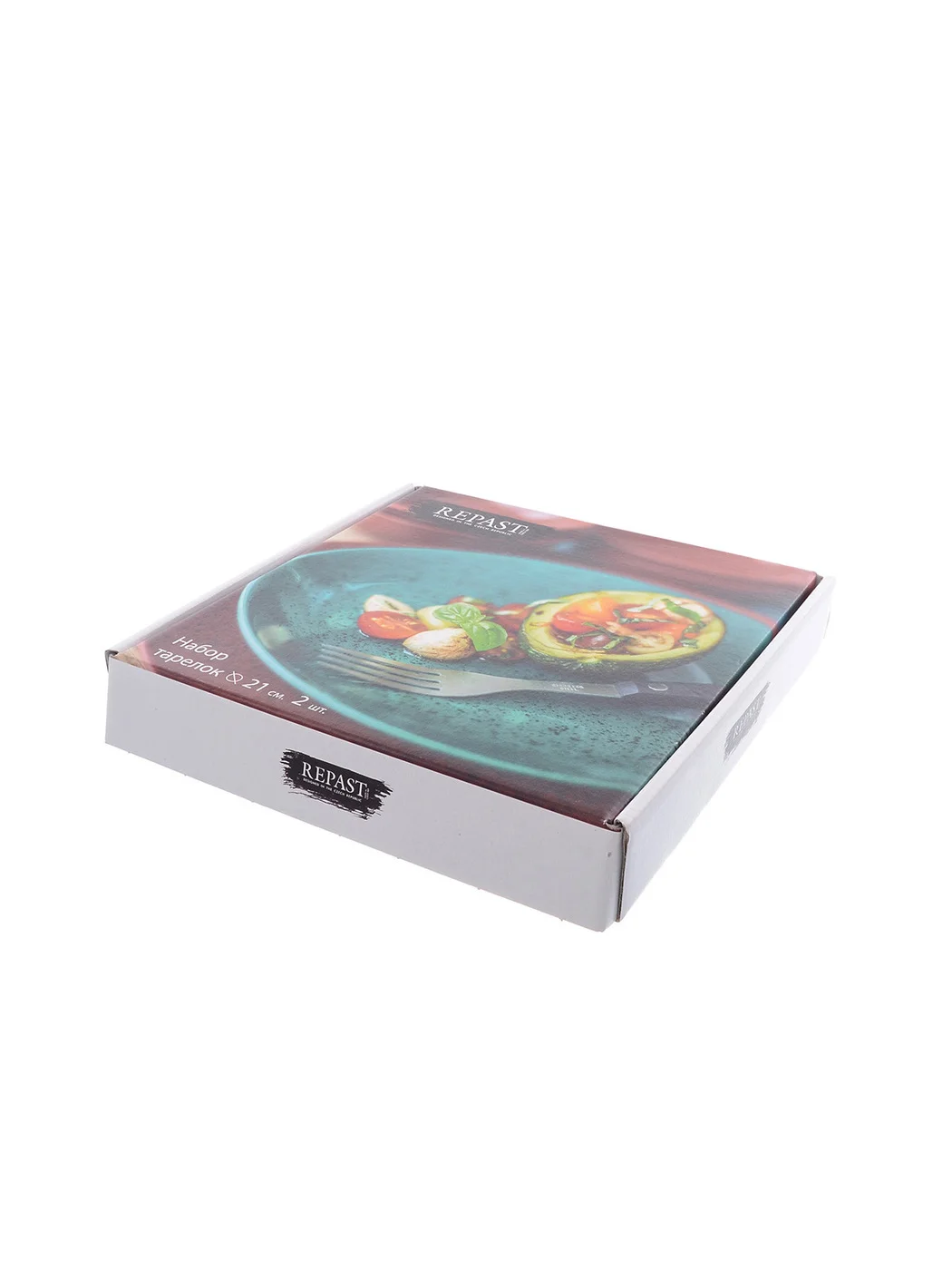 Зеленый тарелка Repast Lifestyle RAINFOREST 21 см (2шт)