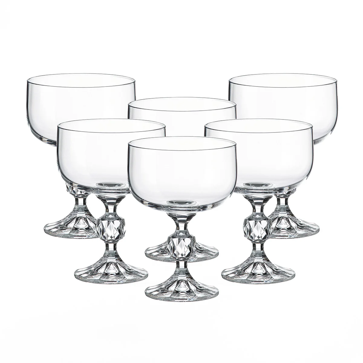 Прозрачный набор креманок Crystalite Bohemia Sterna/Klaudie 200мл(6 шт)