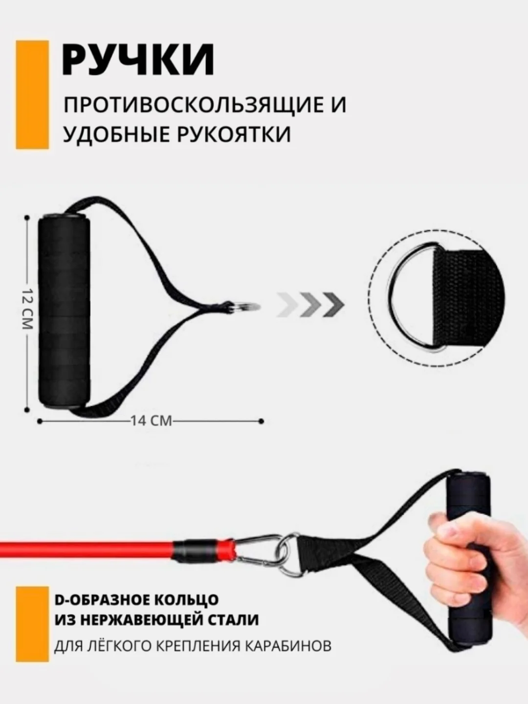 Разноцветный набор трубчатых эспандеров, резинка для фитнеса, для тренировок, фитнес резинки