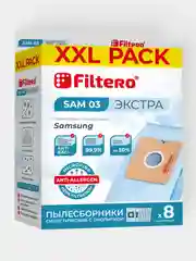 Мешки-пылесборники Filtero SAM 03 XXL Pack Экстра для пылесосов Samsung 8 штук+ фильтр