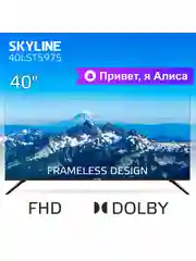 Телевизор SKYLINE 40LST5975 Смарт ТВ с Алисой 40" FHD Frameless Android 11, гарантия 1 год