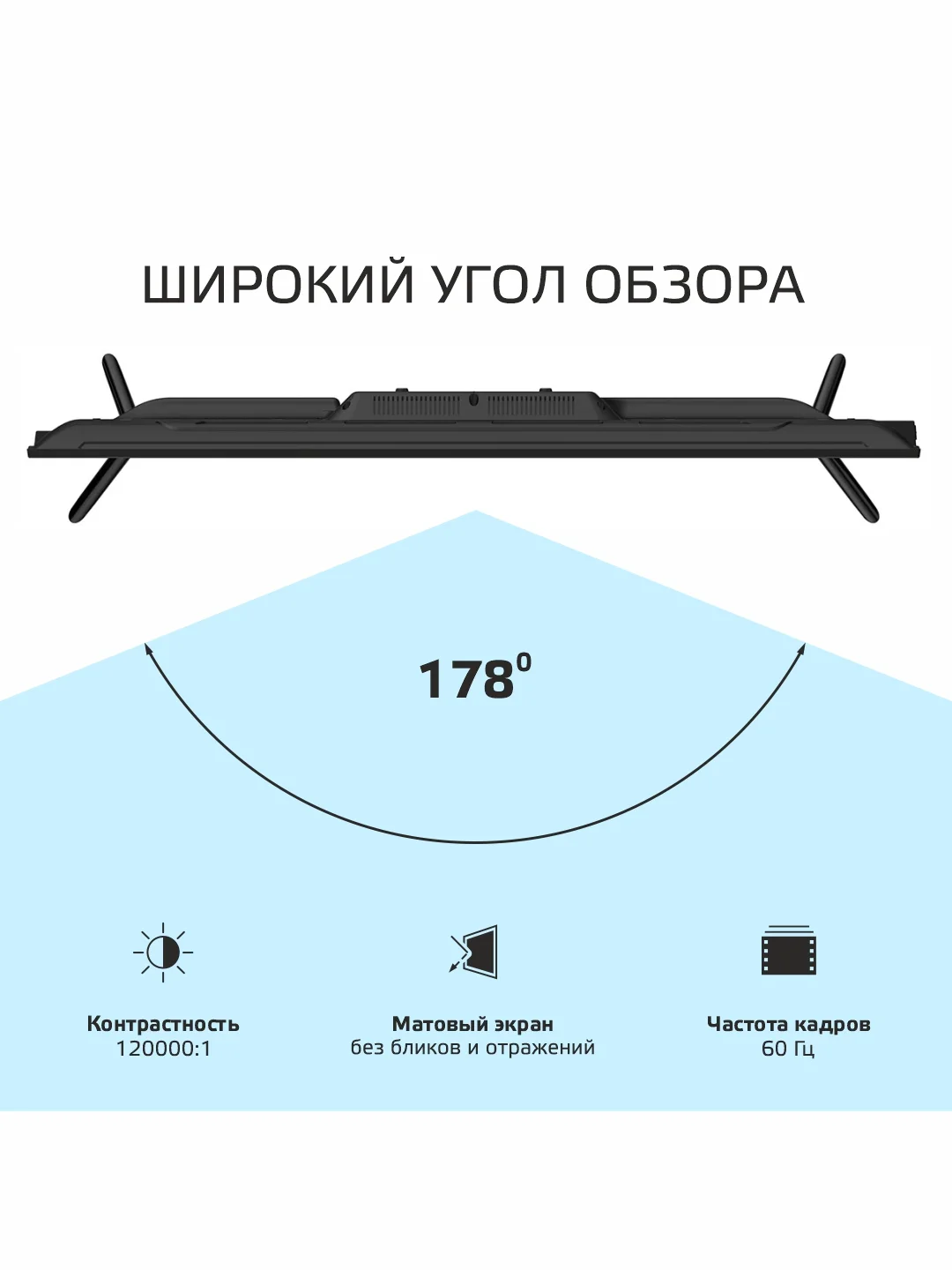 Телевизор Smart TV HARPER 50U750TS, Android11 (AOSP), диагональ экрана 50", гарантия 1 год