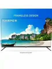 Телевизор Smart TV HARPER 43F660TS Android 11 (AOSP), диагональ экрана 43", гарантия 1 год