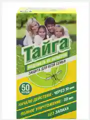 Жидкость и фумигатор от комаров "Тайга", 45 и 50 ночей