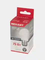 Лампа светодиодная REXANT Шарик, E27, 903 Лм, 6500K, 9,5 Вт