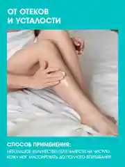 Гель для ног Eden охлаждающий от отеков и усталости, 75 мл