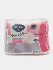 Ватные палочки AURA Pure Cotton 400 штук