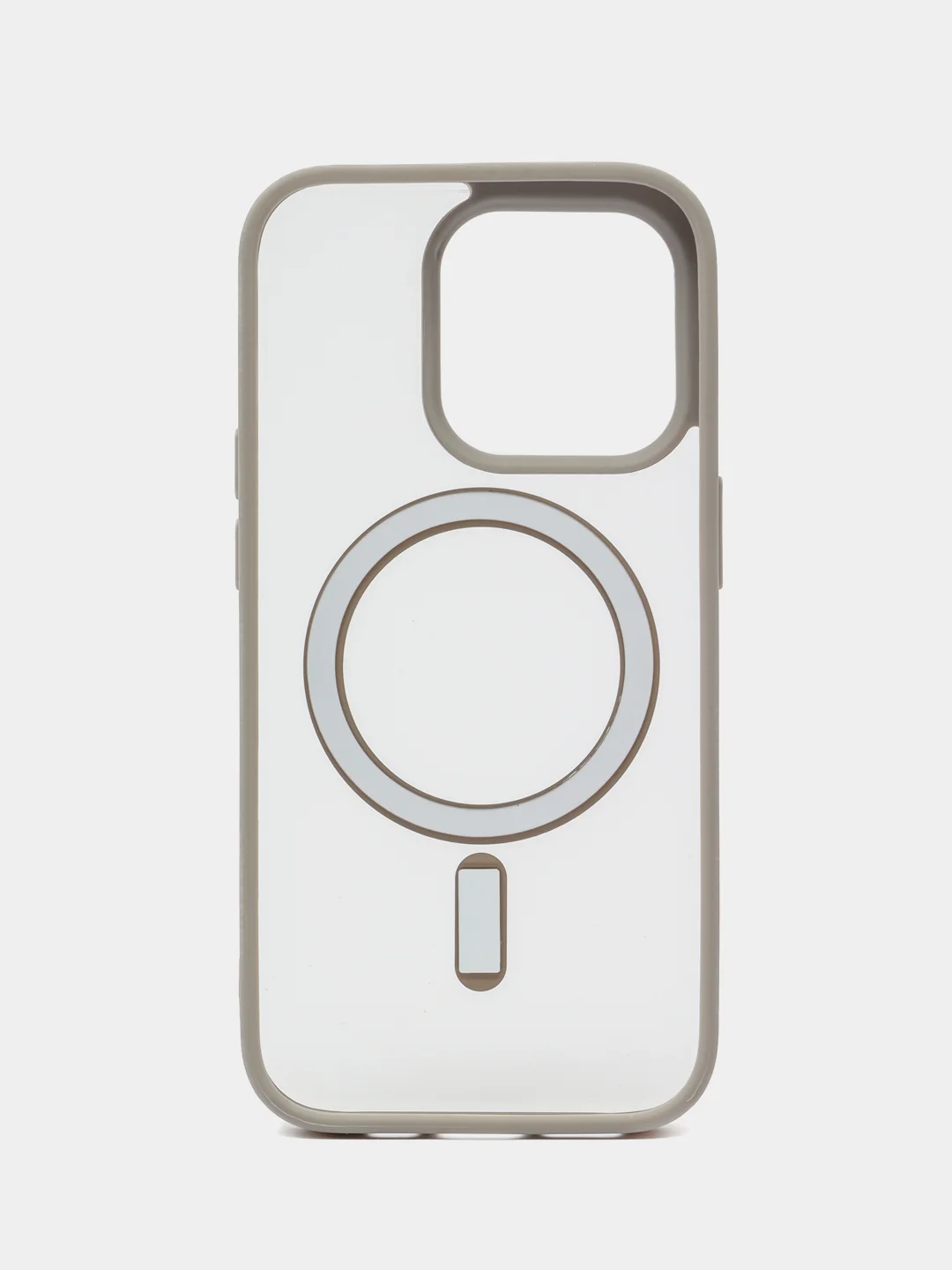 Серый чехол iPhone 13 pro, Pro Max, 14 Pro, Pro Max, 15 Pro, Pro Max, MagSafe