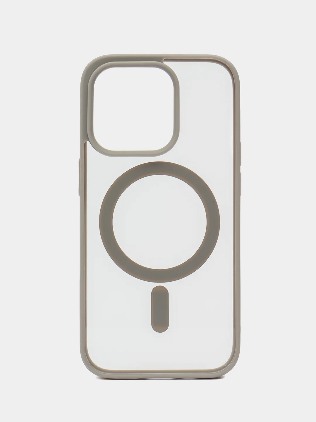 Серый чехол iPhone 13 pro, Pro Max, 14 Pro, Pro Max, 15 Pro, Pro Max, MagSafe