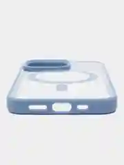 Синий чехол iPhone 13 pro, Pro Max, 14 Pro, Pro Max, 15 Pro,  Pro Max, MagSafe