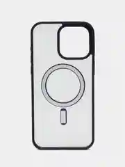 Фиолетовый чехол iPhone 13 pro, Pro Max, 14 Pro, Pro Max, 15 Pro,  Pro Max, MagSafe