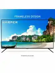 Телевизор Harper 43F750TS 43", черный, Vesa 200*200, гарантия 1 год