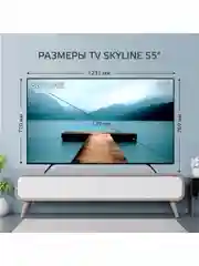 Телевизор Skyline 55U7510 HD, SMART TV, диагональ 55", VESA 200*200, Гарантийнтия 1 год