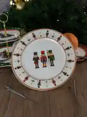 Разноцветный тарелка Repast Christmas world Щелкунчик диаметр 26 см