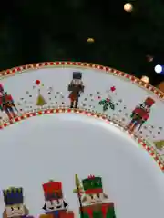 Разноцветный тарелка Repast Christmas world Щелкунчик диаметр 26 см