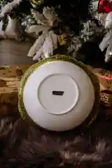Разноцветный салатник Repast Christmas world Magic time диаметр 23,2 см