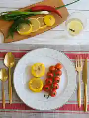 Белый набор плоских тарелок 21 см Repast 6 шт
