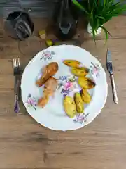 Белый блюдо круглое 32 см Repast Мейсенский букет