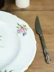 Белый блюдо круглое 32 см Repast Мейсенский букет