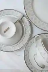 Белый набор плоских тарелок 19 см Repast 6 шт