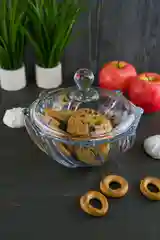 Прозрачный конфетница с крышкой Crystalite Bohemia Infinity 19 см