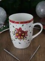 Разноцветный кружка Repast Christmas world Имбирное печенье 350 мл