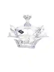 Прозрачный конфетница с крышкой Crystalite Bohemia Florale 20 см