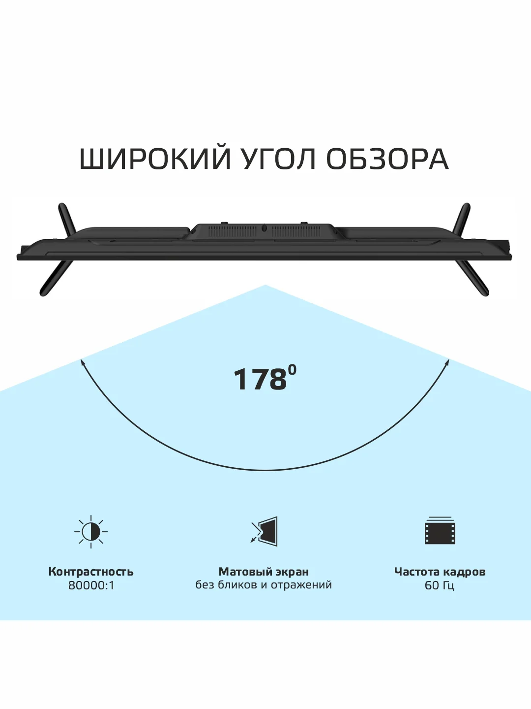 Телевизор SKYLINE 40LST5970, 40 диагональ, Smart TV, андроид 9.0, Wi-Fi