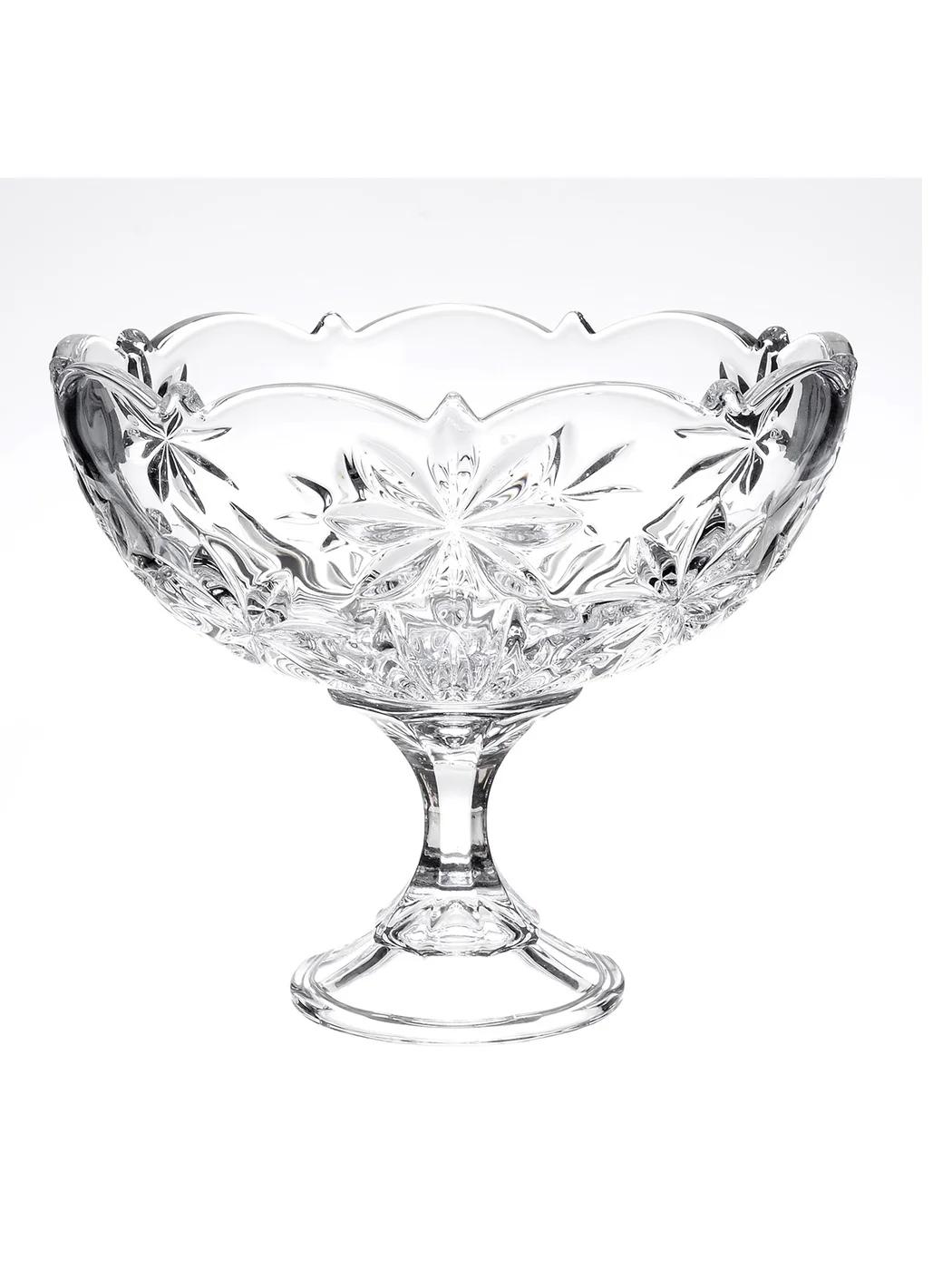Прозрачный конфетница на ножке Crystalite Bohemia Perseus-nova 22 см