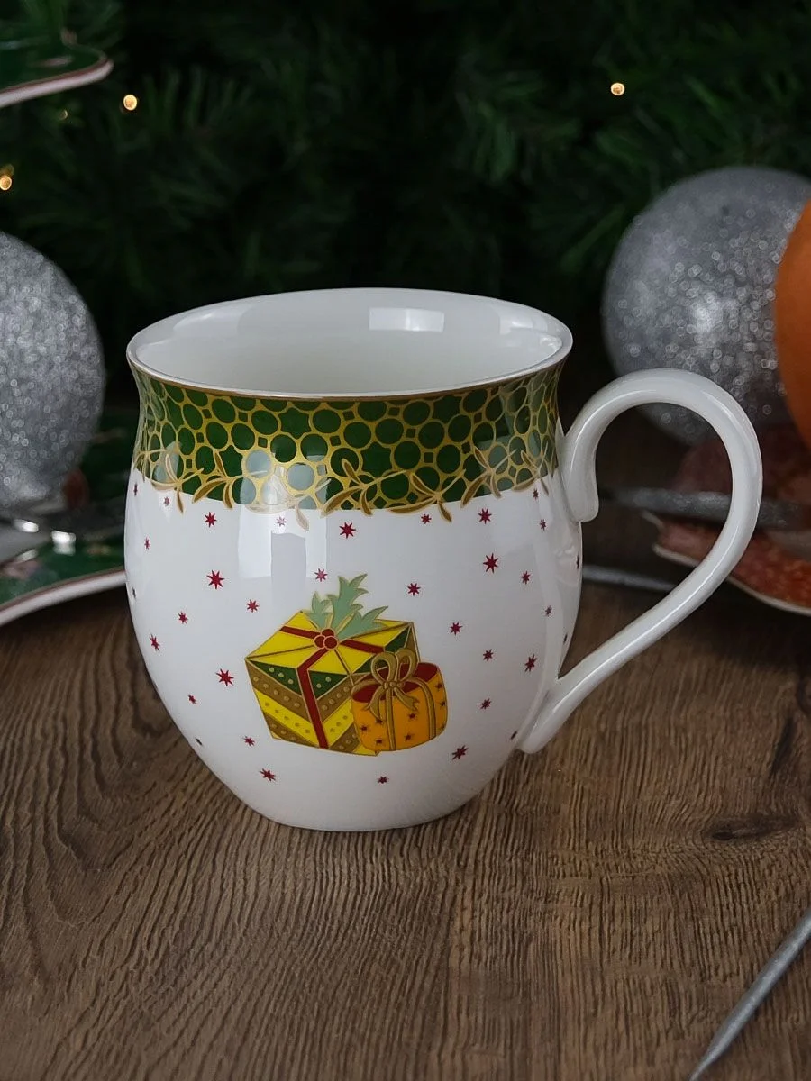 Разноцветный кружка Repast Christmas world Magic time 440 мл