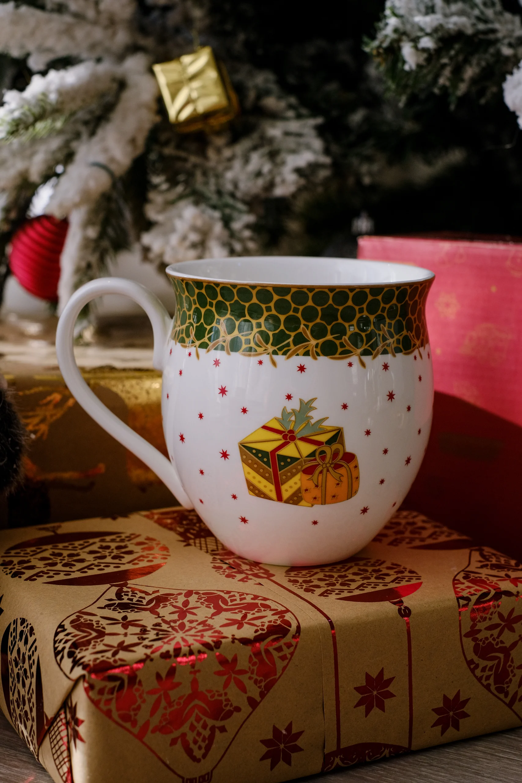 Разноцветный кружка Repast Christmas world Magic time 440 мл