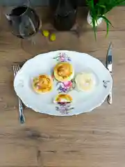 Белый блюдо овальное 33 см Repast Мейсенский букет