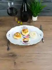 Белый блюдо овальное 33 см Repast Мейсенский букет