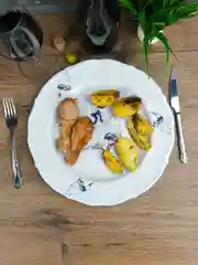 Белый блюдо круглое 32 см Repast Гусики