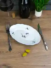 Белый блюдо овальное плоское Repast 22 см Гуси
