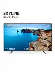 Телевизор SKYLINE 50UST5970, 50 диагональ, с поддержкой Smart TV и  WiFi, Full HD, черный