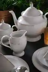 Белый чайный набор Repast Жемчуг (15 предметов на 6 персон)