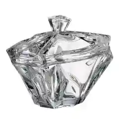 Прозрачный конфетница с крышкой Crystalite Bohemia Enigma 22см