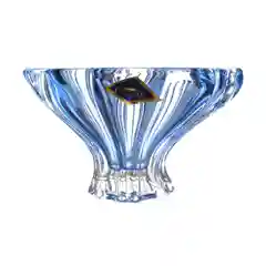 Синий конфетница Aurum Crystal Plantica 15 см Blue