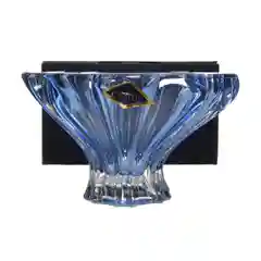 Синий конфетница Aurum Crystal Plantica 15 см Blue