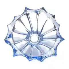 Синий конфетница Aurum Crystal Plantica 15 см Blue