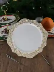 Разноцветный тарелка Repast Christmas world Magic time диаметр 26 см