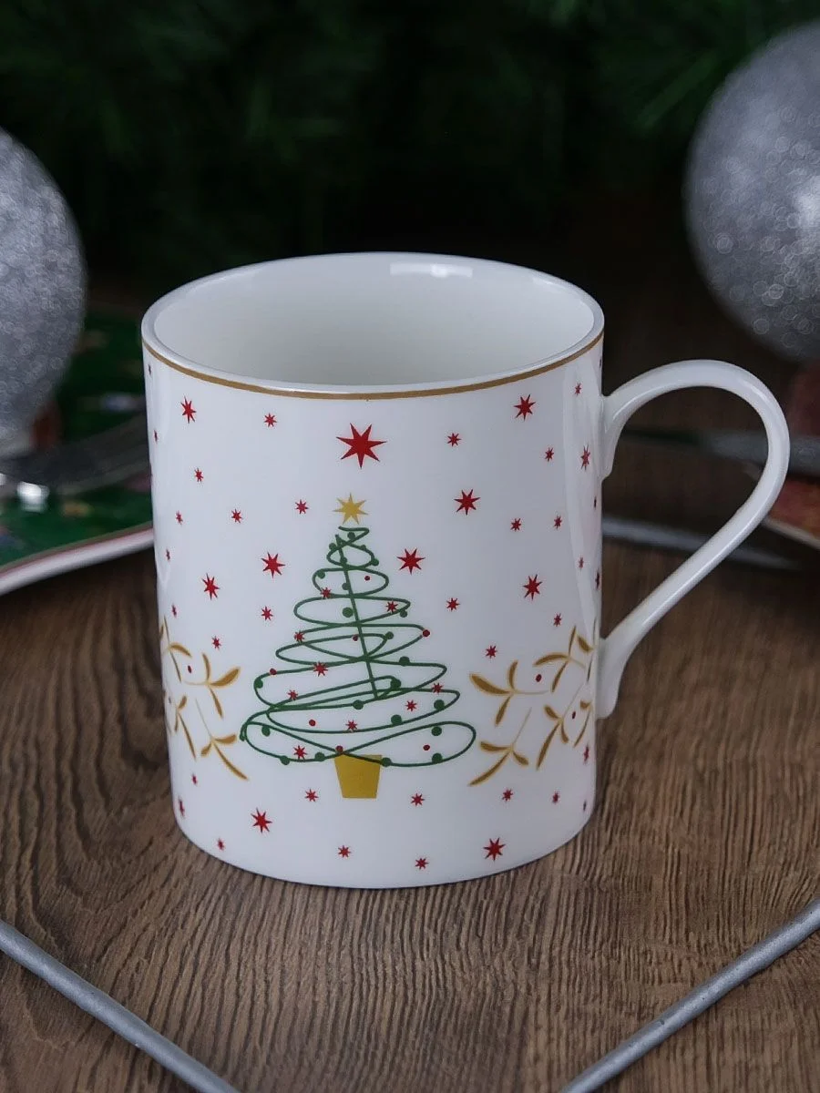 Разноцветный кружка Repast Christmas world Magic time 350 мл