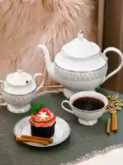 Белый чайный набор Repast Серебряная сетка (15 предметов на 6 персон)