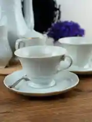 Белый оригинальный набор чайных пар Repast Bellevue 220 мл (6 пар)