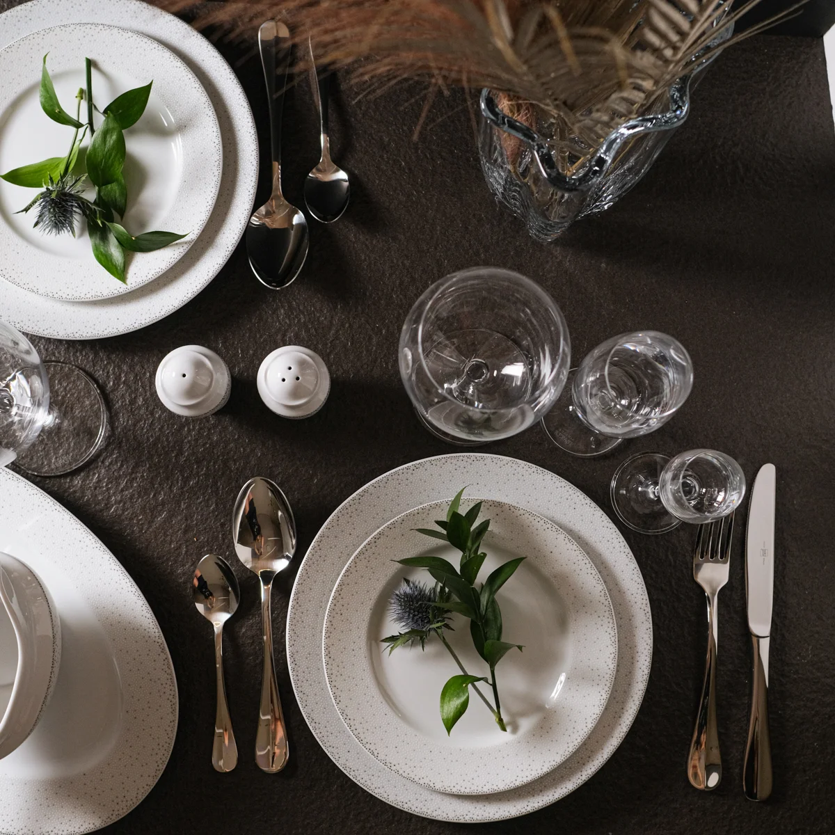 Белый набор плоских тарелок 25 см Repast (6 шт)