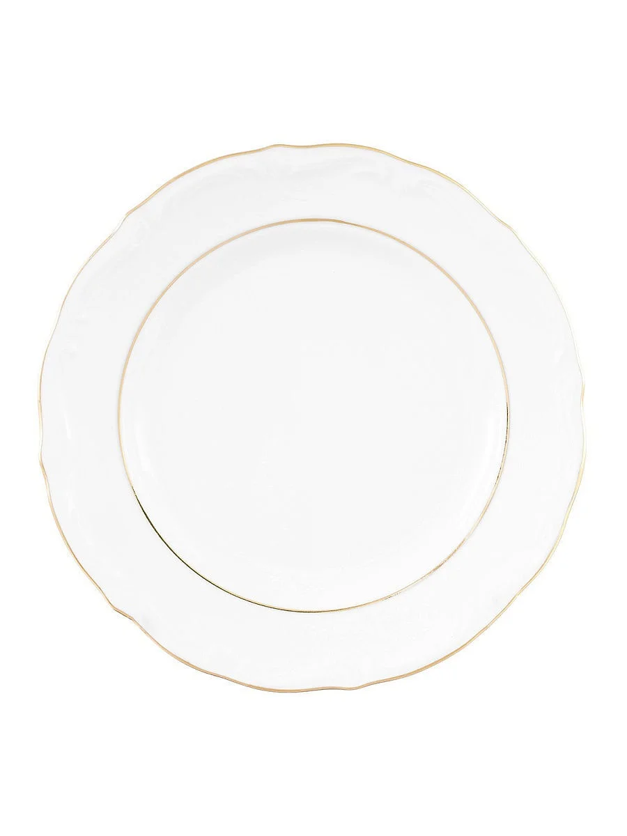 Белый набор плоских тарелок 19 см Repast Классика( 6 шт)