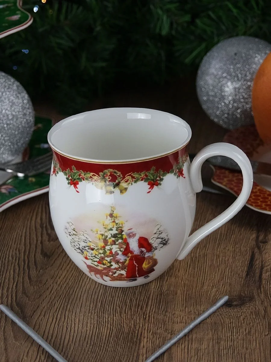 Разноцветный кружка Repast Christmas world Зимняя сказка 440 мл