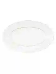 Белый блюдо овальное плоское 22 см Repast Классика